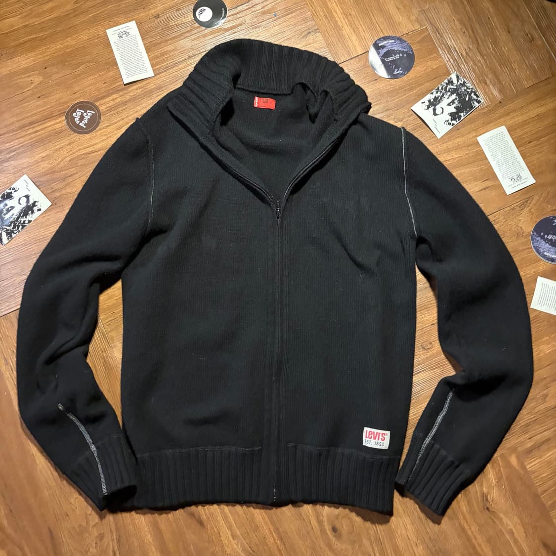 LEVI'S 리바이스 레드탭 니티드 집업 자켓 xl 상품이미지3