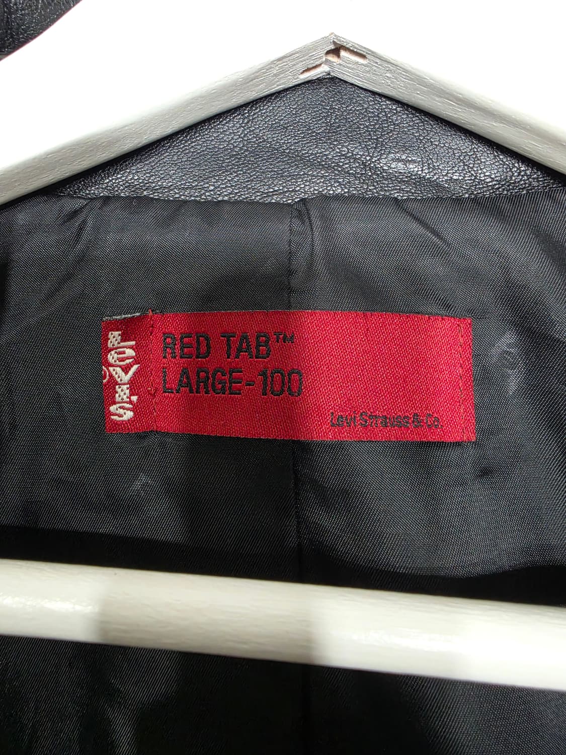 리바이스 레드탭 싱글 카라 집업 양가죽자켓 레더자켓 L 상품이미지9