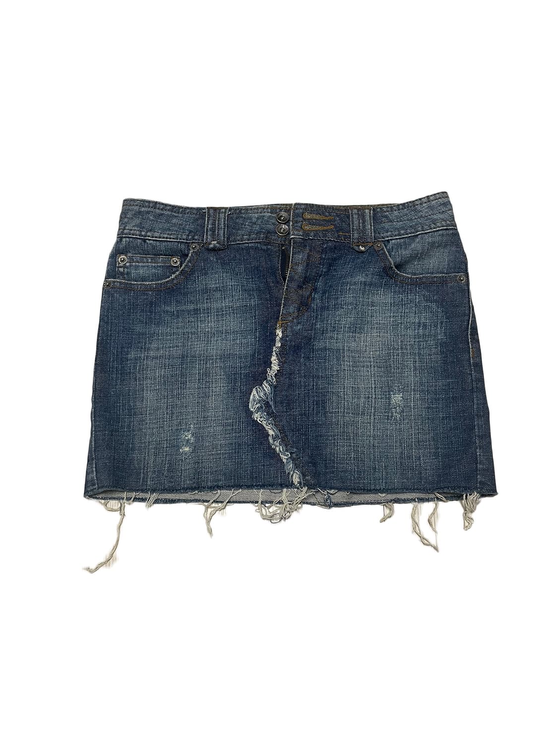 vintage washing denim mini skirt 상품이미지1