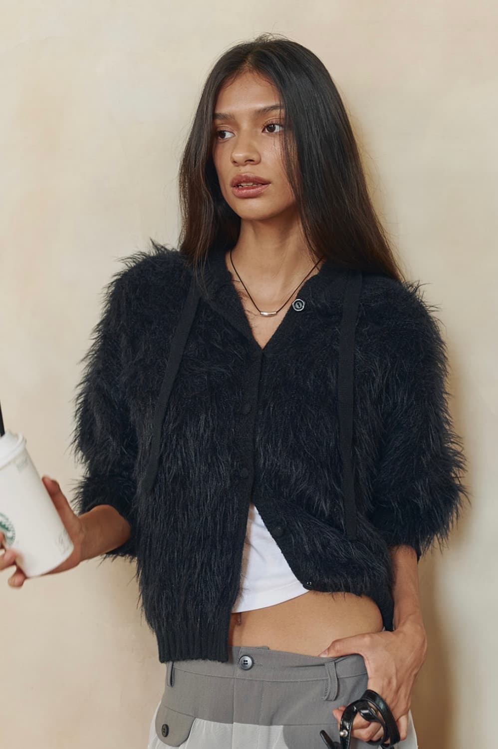 비터셀즈 퍼가디건 상품이미지1