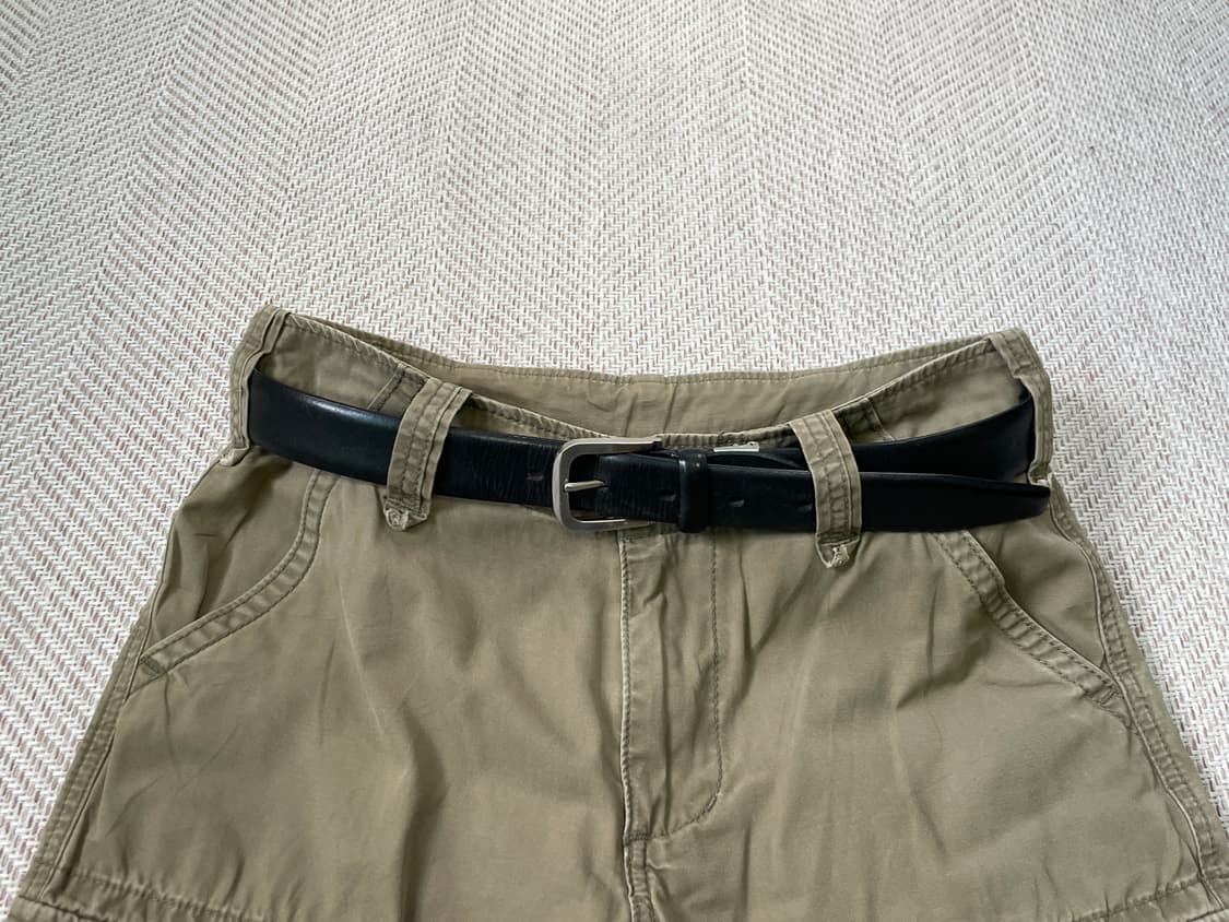 빈티지 이태리 레더 벨트 J03694 상품이미지2