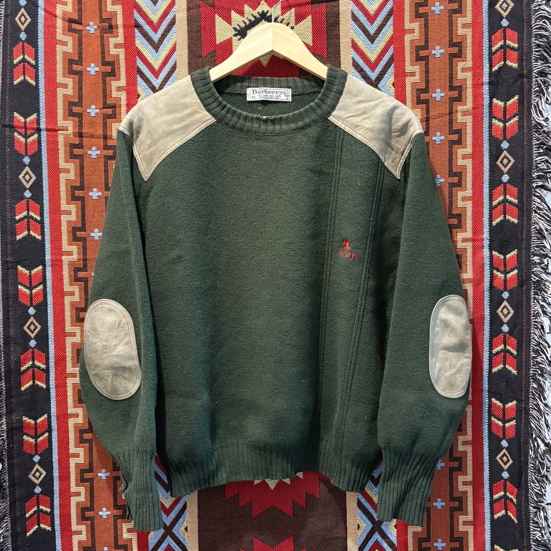 버버리 90‘s 코만도 엘보패치 니트 상품이미지1