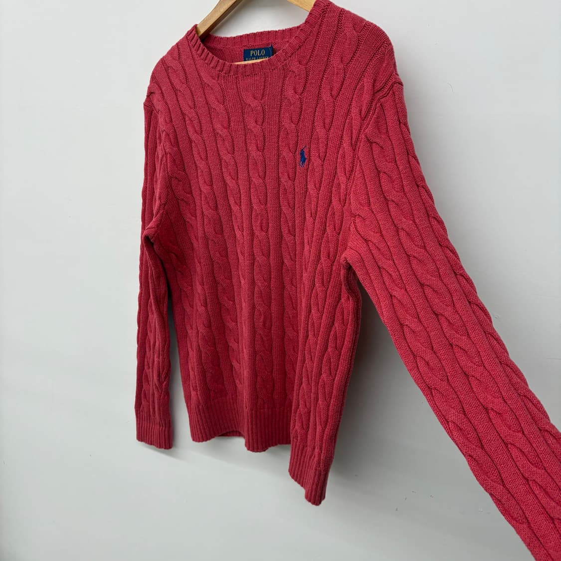폴로 랄프로렌 케이블 니트 남m 상품이미지3