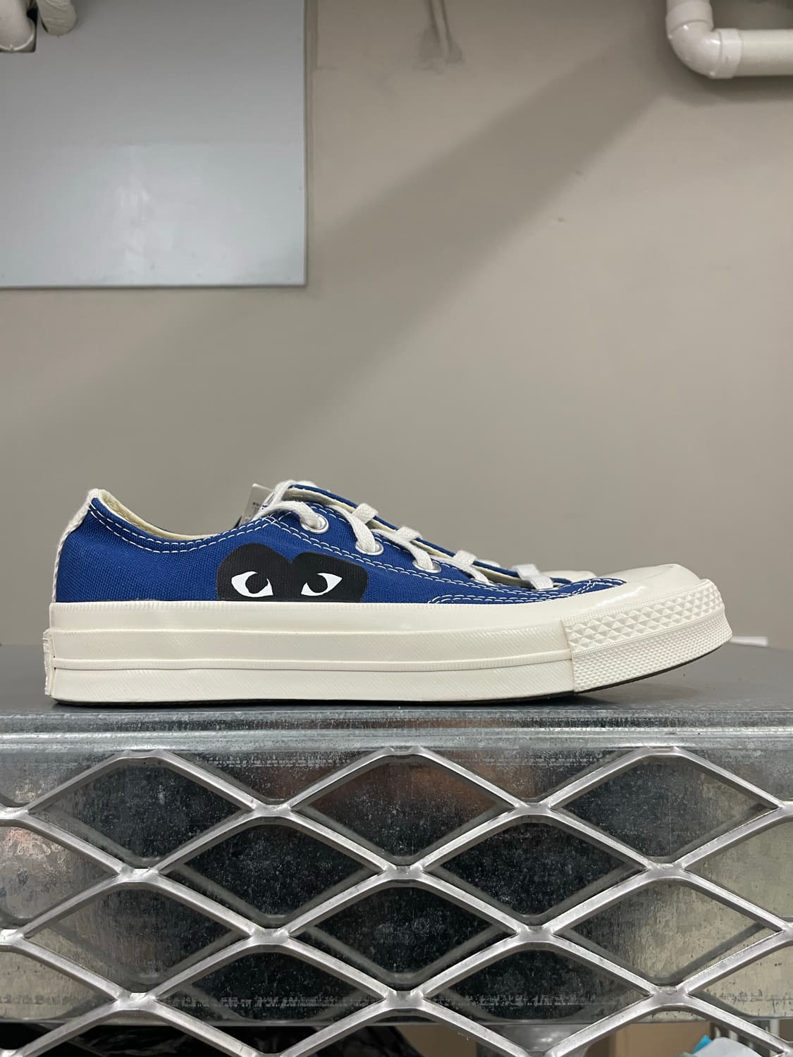 컨버스 x 꼼데 블루 로우 230mm(박스x)(gr-4619) 상품이미지4