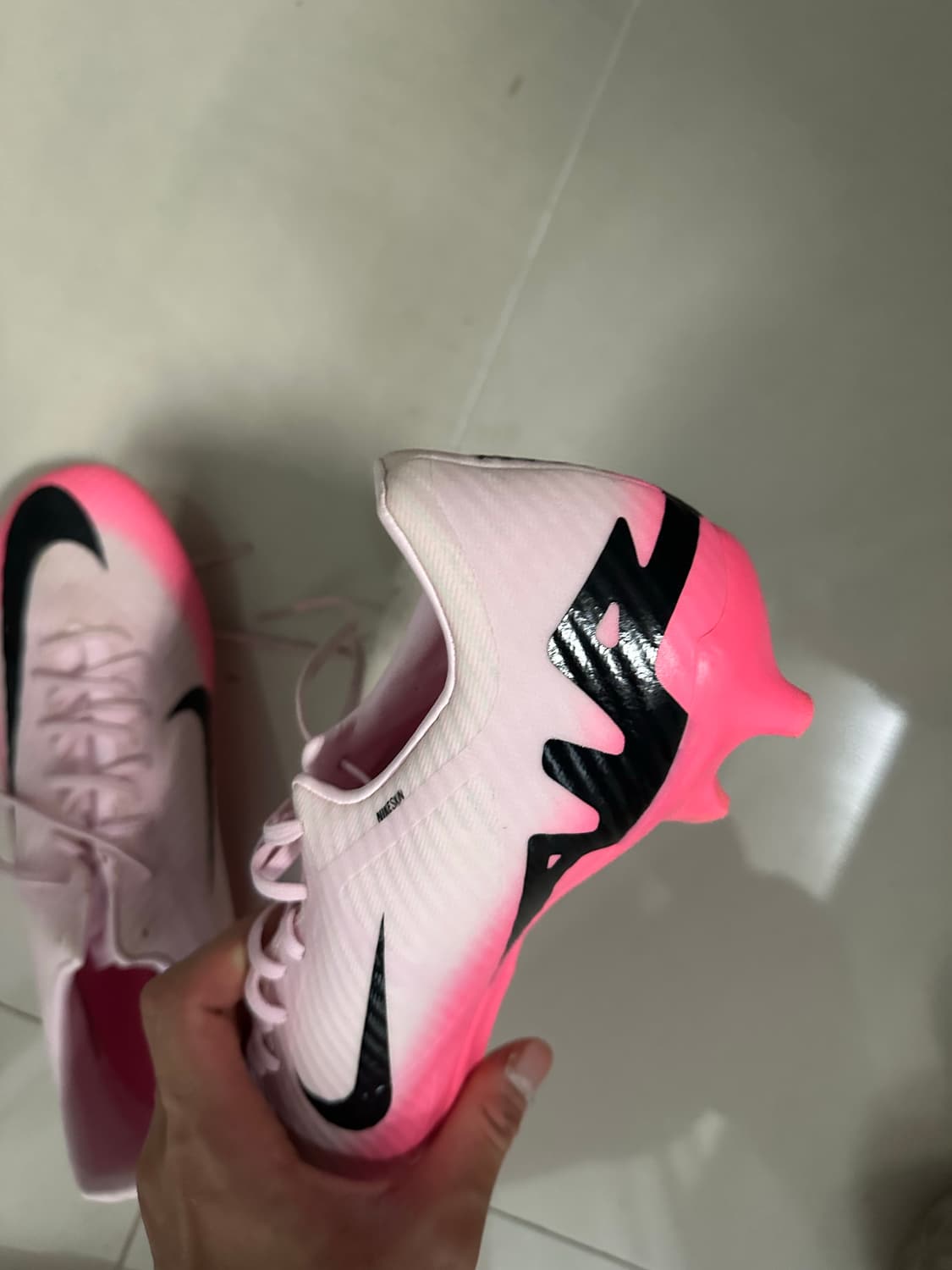 나이키 머큐리얼 베이퍼 15 아카데미 MG 핑크 폼 블랙 상품이미지3