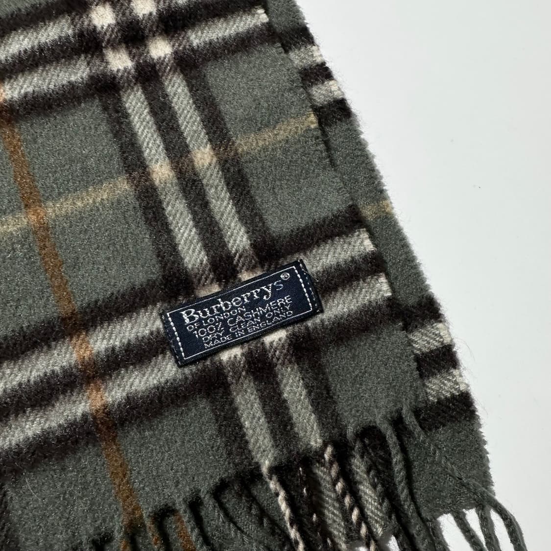 버버리 캐시미어 100% 체크 머플러 목도리 상품이미지3
