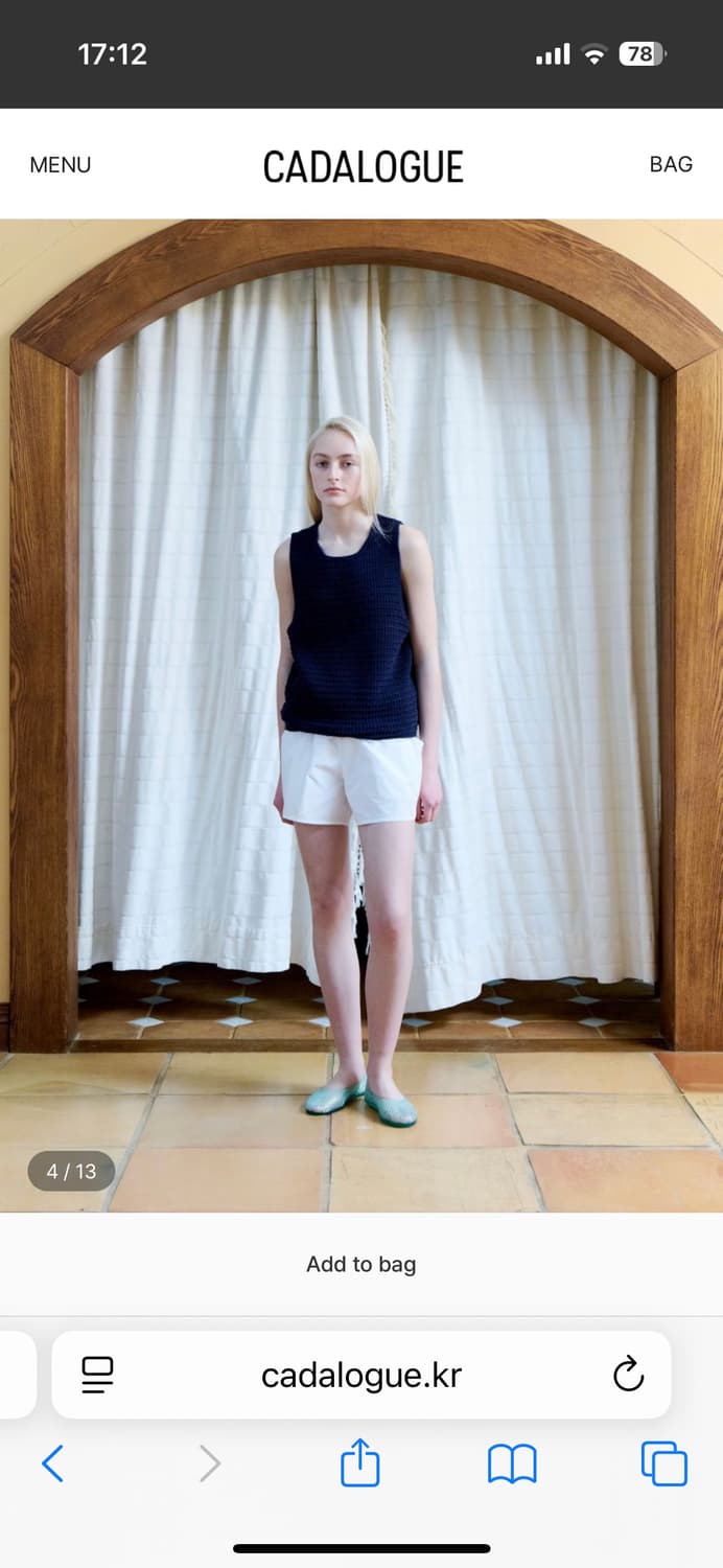 cadalogue cleo vest (navy) /얼바닉 낫띵리튼 문달 상품이미지2