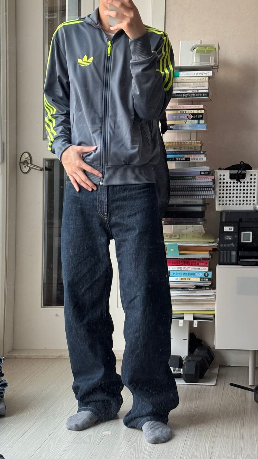 아디다스 파이어버드95 트랙탑 형광 상품이미지1