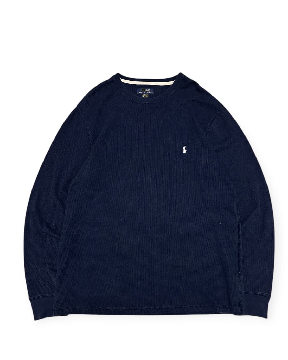 폴로 랄프로렌 네이비 와플 긴팔티 상품이미지1