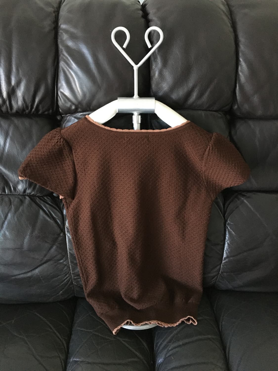 scallop trim knit tee 상품이미지4