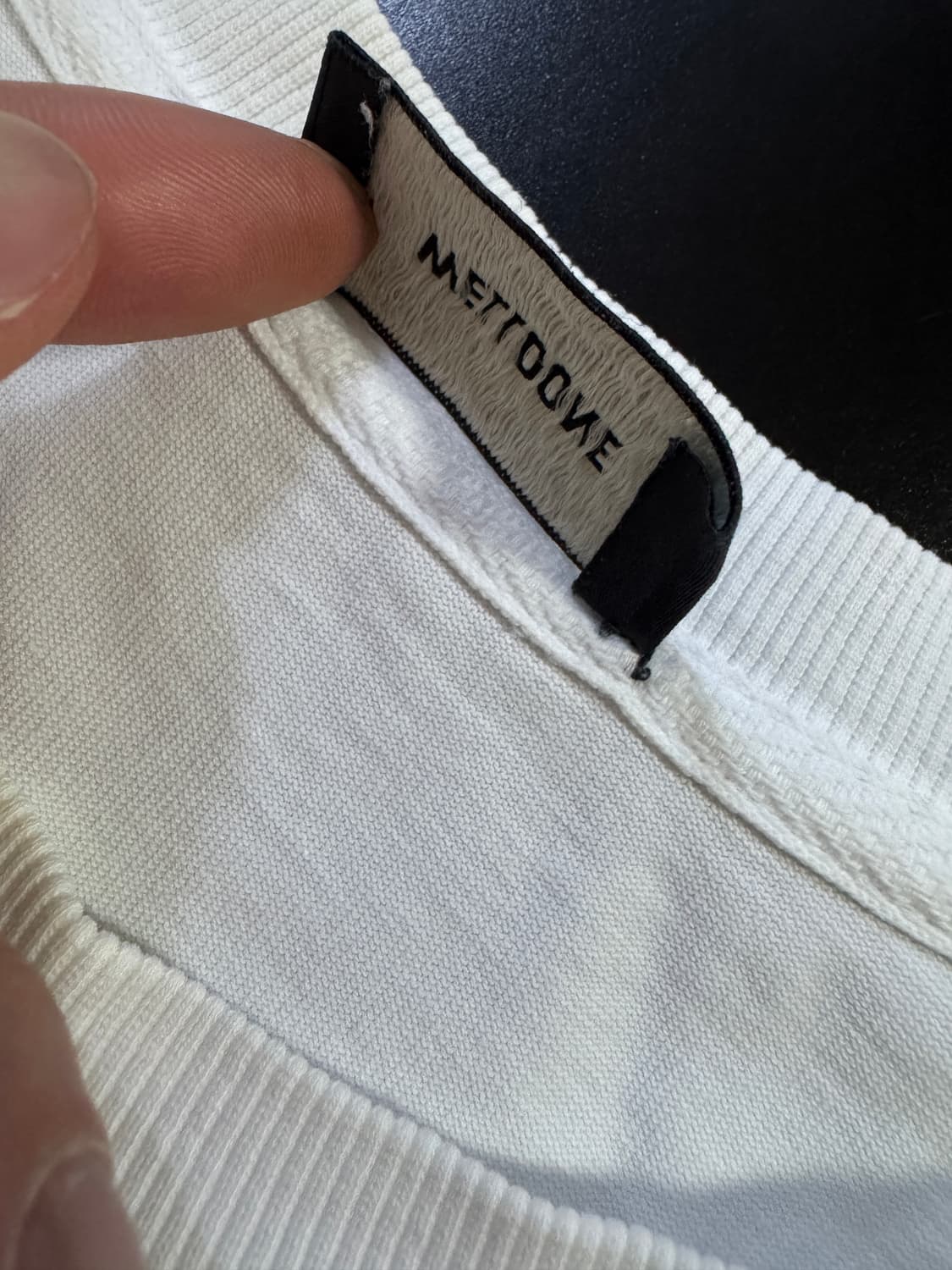 웰던 WELLDONE 로고 포인트 빅 사이즈 반팔 티셔츠 2XL 상품이미지5