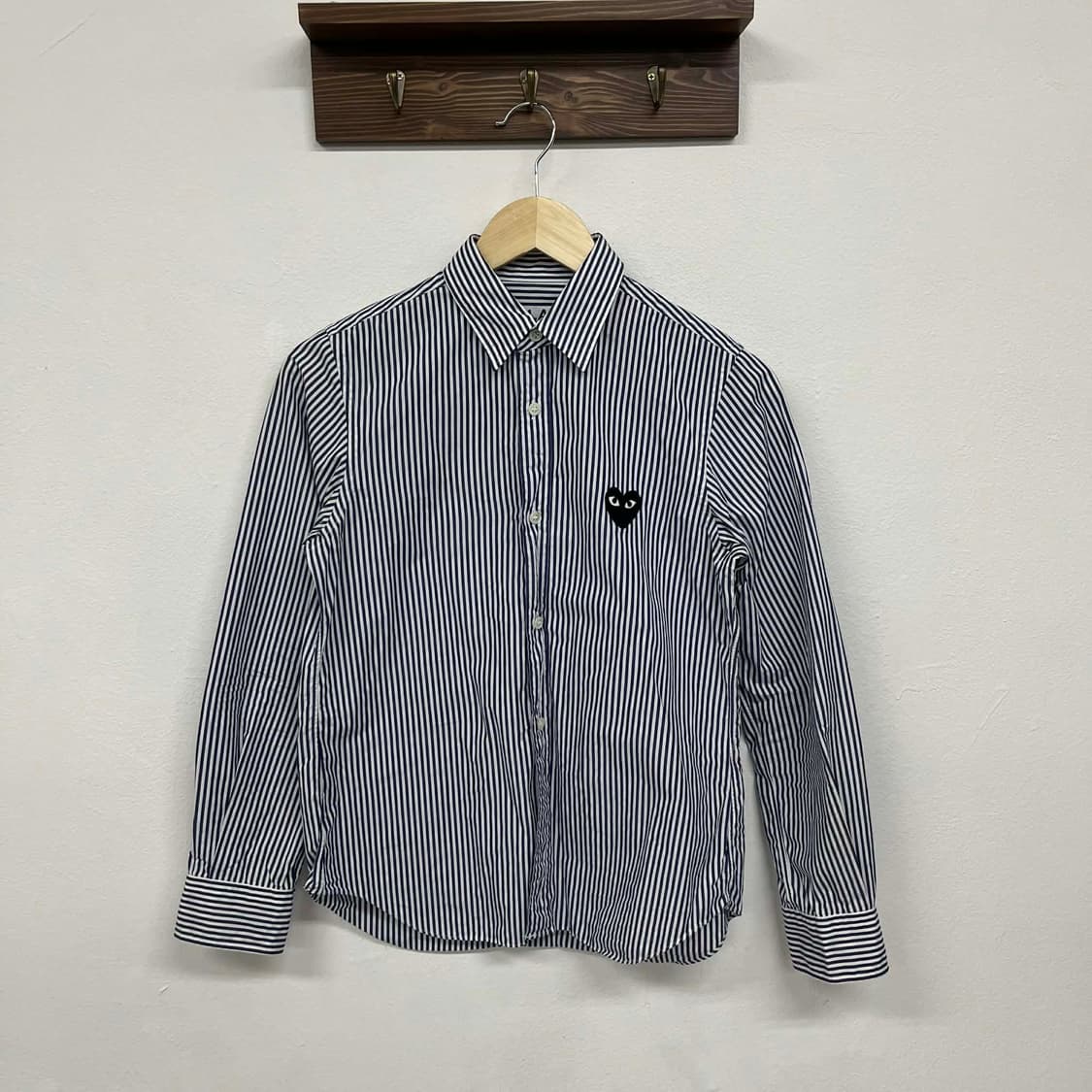 꼼데가르송 매장판 스트라이프 걸즈 셔츠(M) 상품이미지3