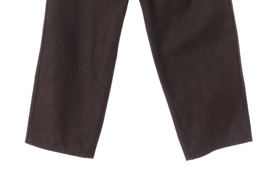 로드존그레이 브라운 핀턱 슬랙스 M 상품이미지5