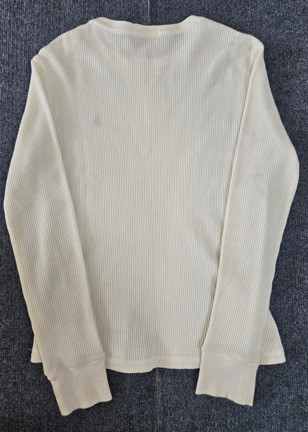 폴로 랄프로렌 아이보리 와플셔츠 M 급처 상품이미지3