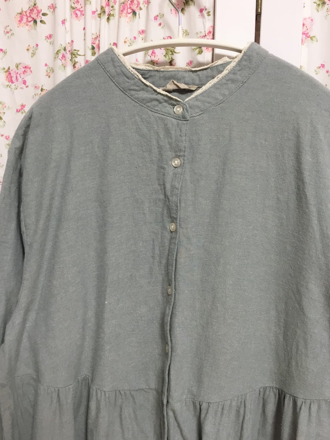 빈티지 사만사모스 애플민트 블라우스 상품이미지2