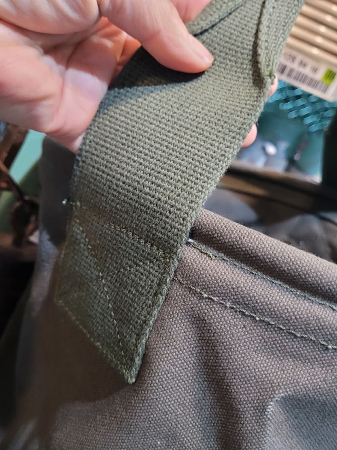 미 빈티지 캔버스 샤워백 상품이미지4