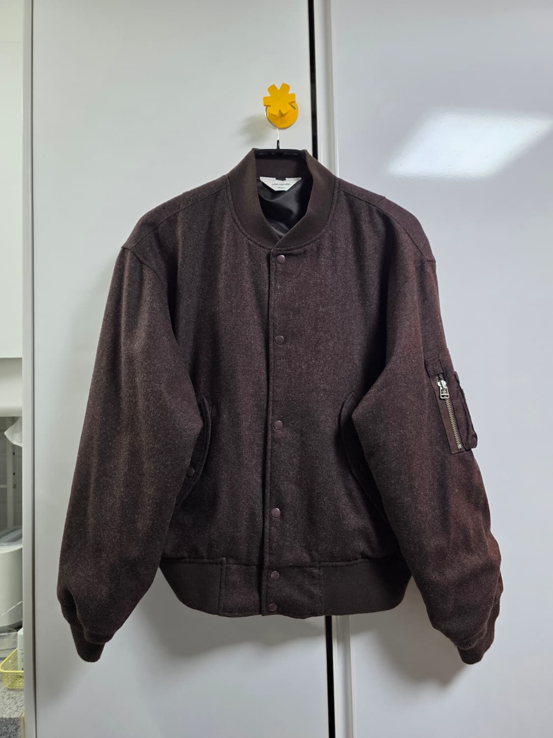 로드 존 그레이 울 MA-1 블루종 자켓 M 브라운 상품이미지3