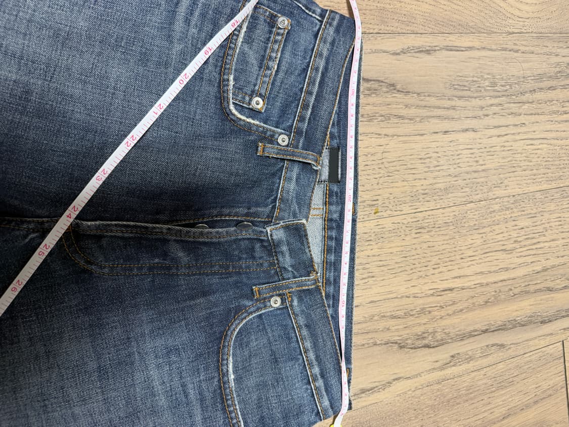 Dior Homme 07AW Indigo Raw Denim 수선품 28 상품이미지10