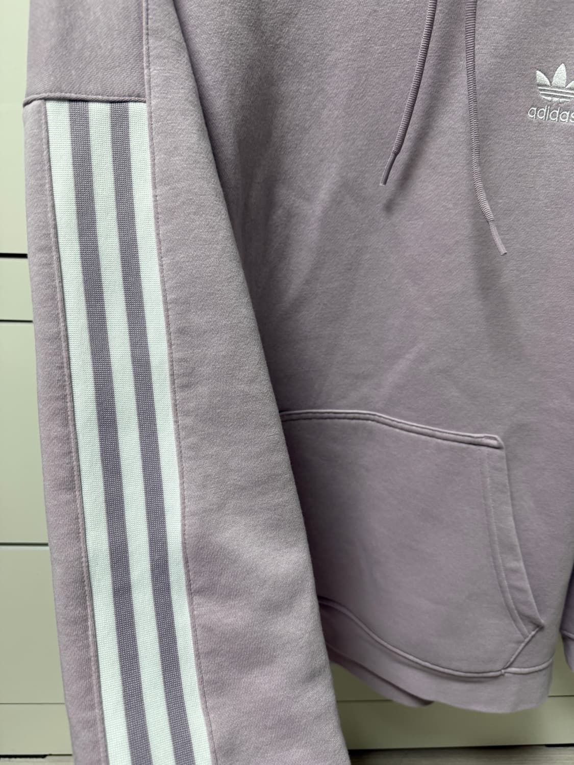 아디다스 빈티지 후드티 연보라 상품이미지2