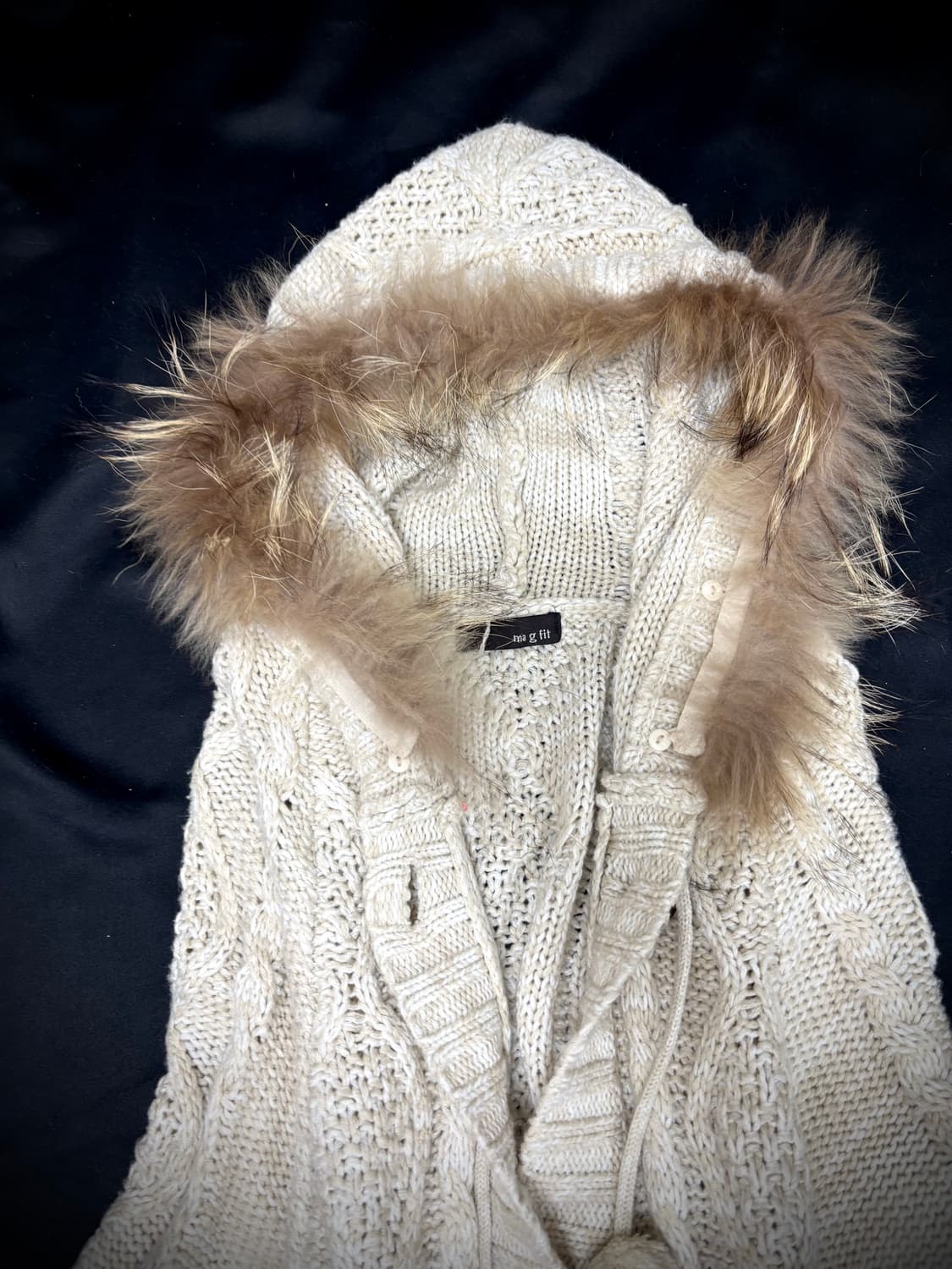 [Vintage] Fur Hoodie Cape 상품이미지8