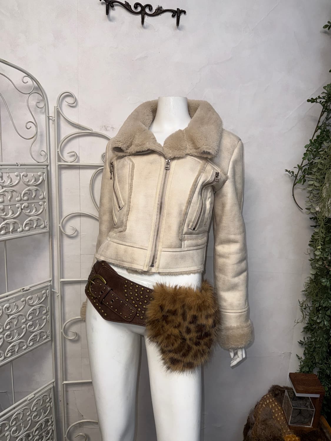 Ivory tie dye zipper detail mustang 상품이미지4