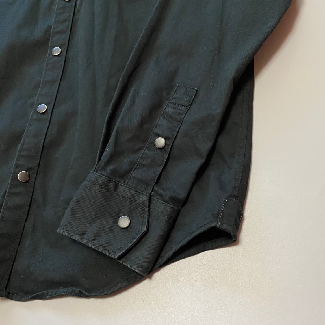 (M)Levi's 리바이스 스터드 웨스턴 블랙셔츠 상품이미지4