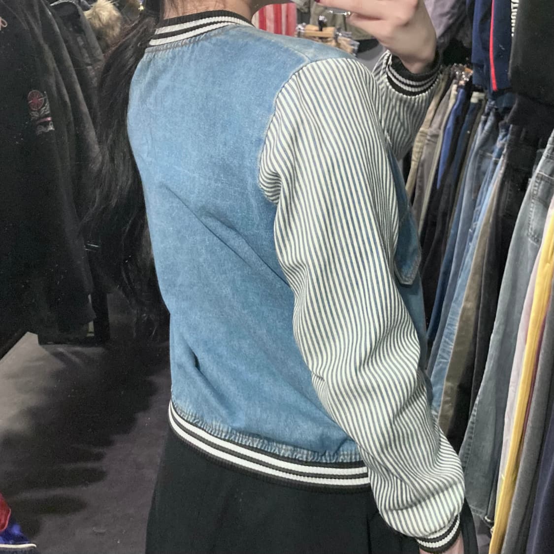 [IM]vtg 크롭 바시티 자켓 상품이미지7