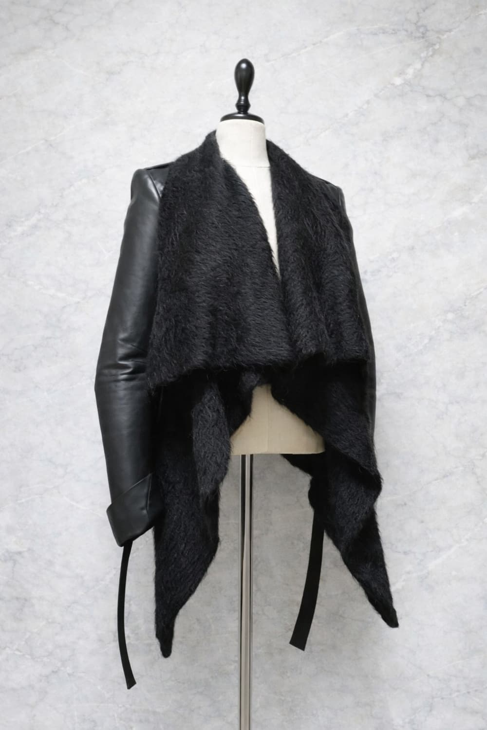 가레스퓨 가죽 자켓 / 양가죽 알파카 모헤어 / 38 (55~55반) 상품이미지9