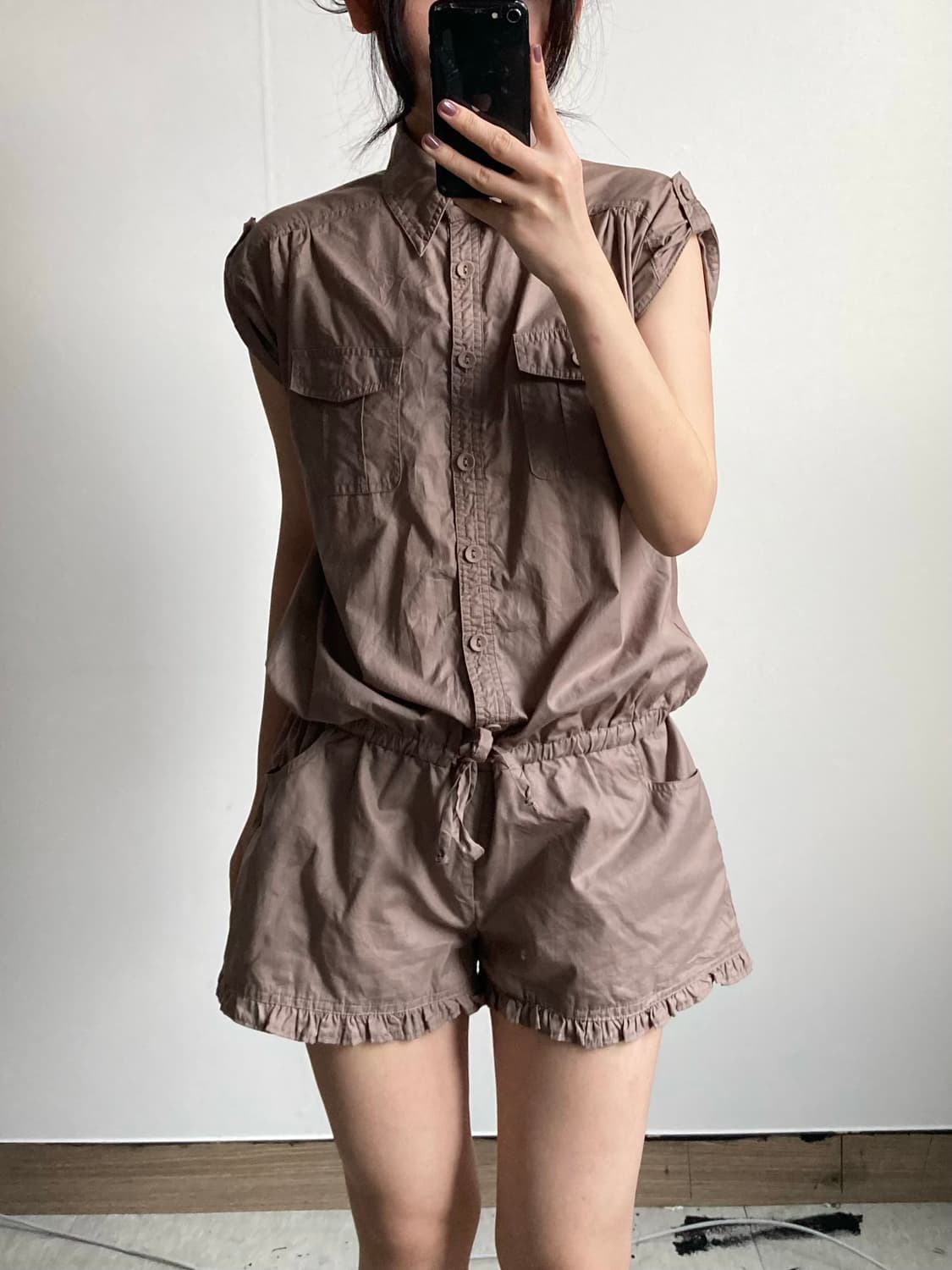 카고 프릴 점프 수트 상품이미지1