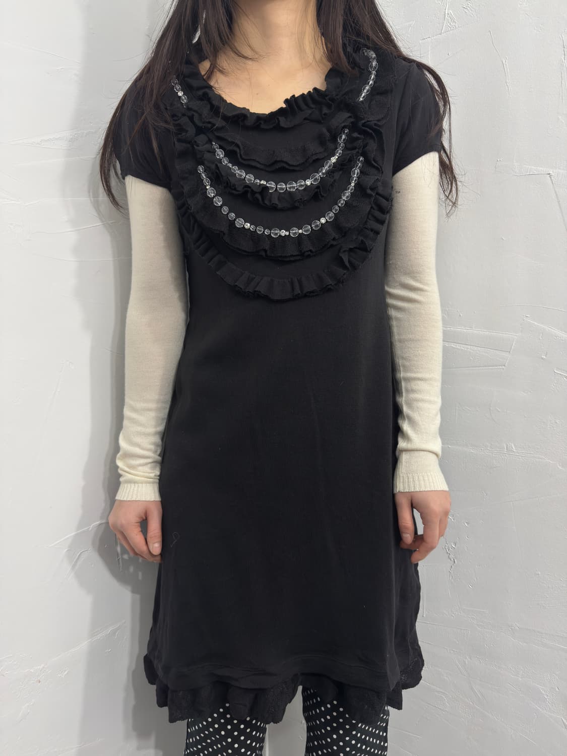 frill design onepiece 상품이미지3