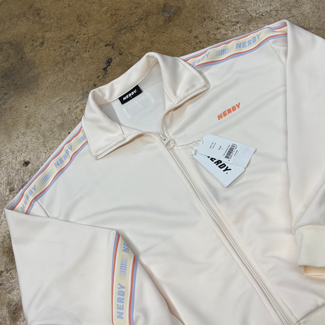 널디 크림 져지 트랙탑  상품이미지1