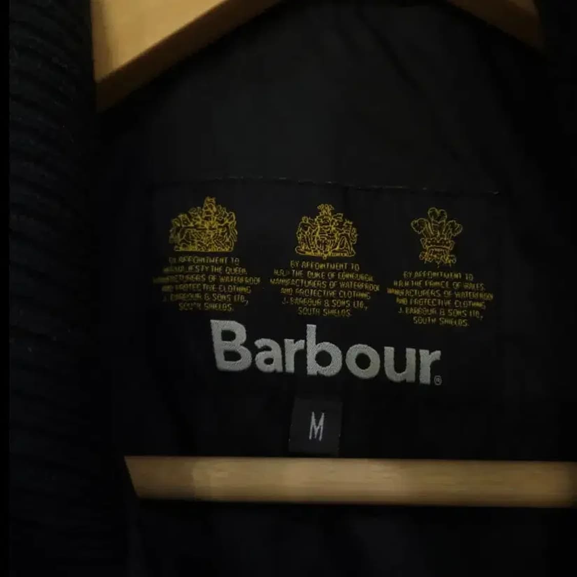 바버 첼시 퀼팅 자켓 블랙 100 상품이미지3