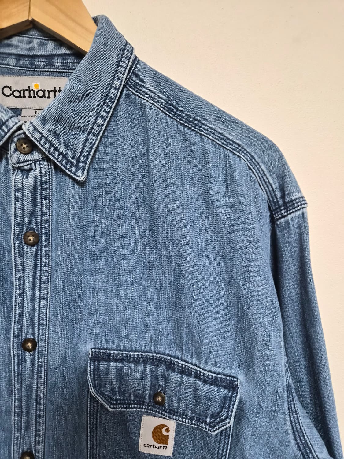 칼하트Carhartt 데님 셔츠 L - S244 상품이미지3