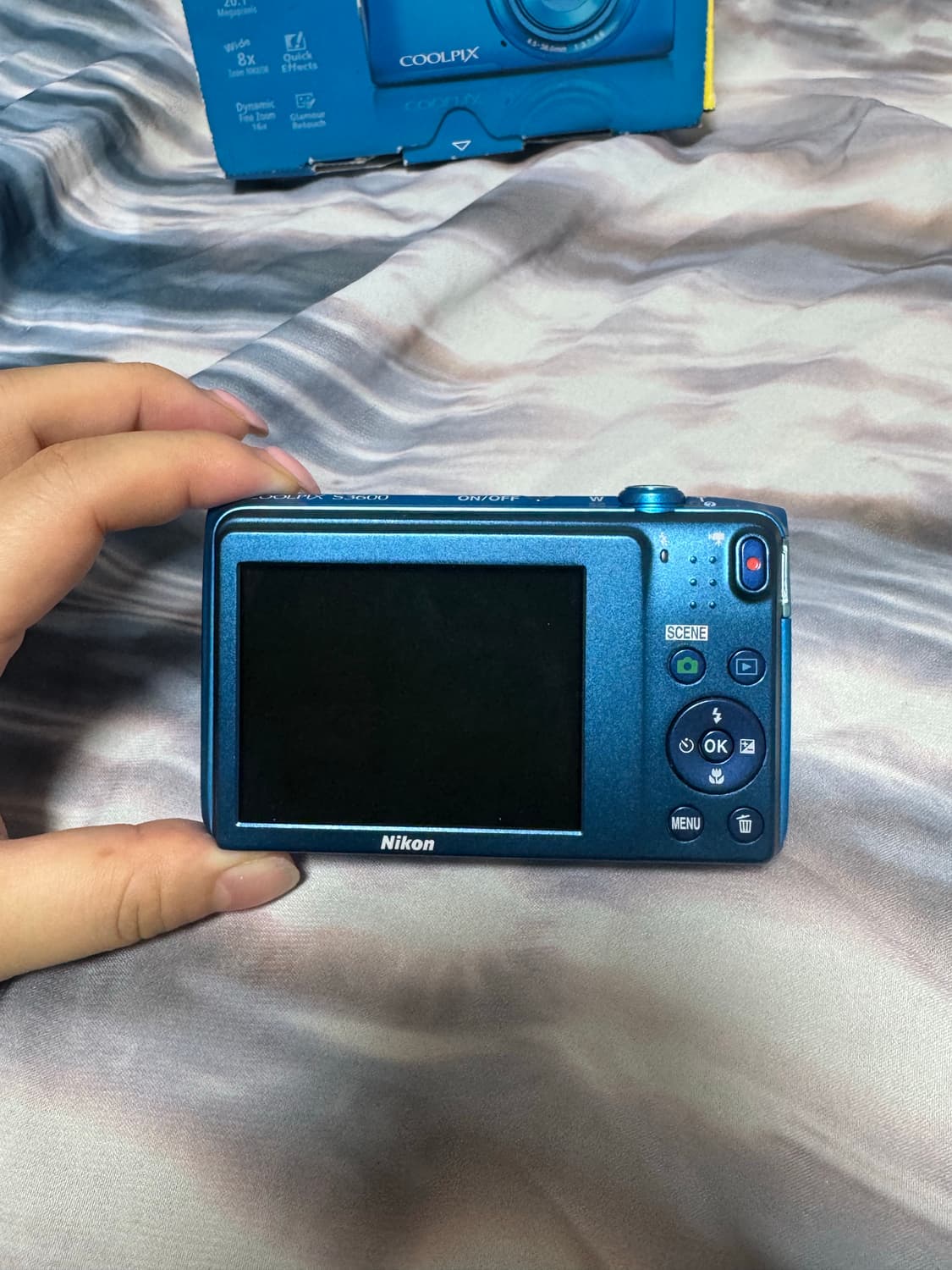 니콘 coolpix s3600 카메라 블루🌊🐳🤍/초미품 풀박✨ 상품이미지4
