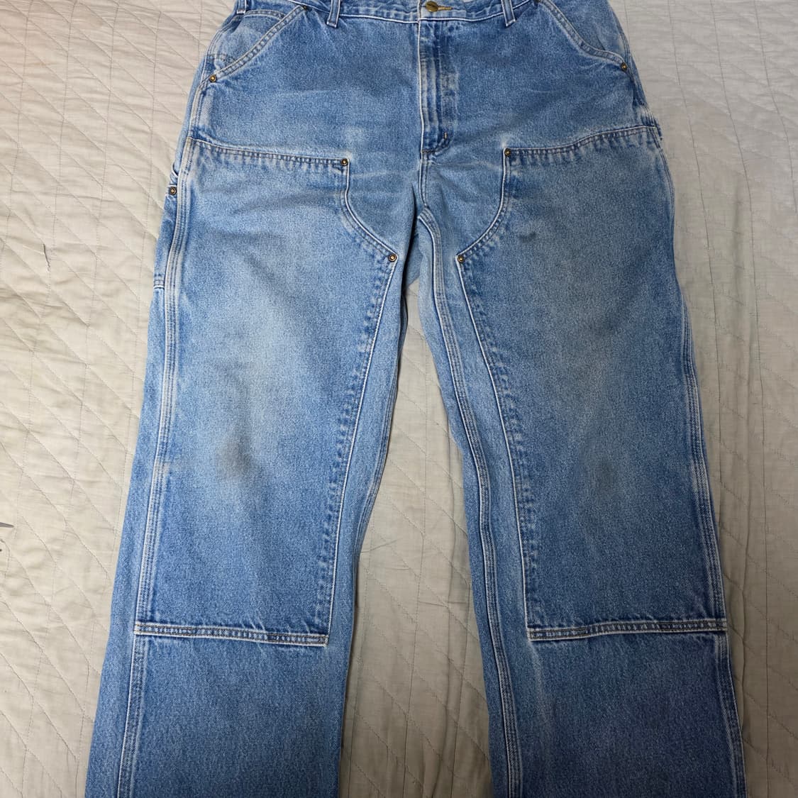 [38X34] 빈티지 칼하트 더블니 B73 DST 데님팬츠 B-5 상품이미지1