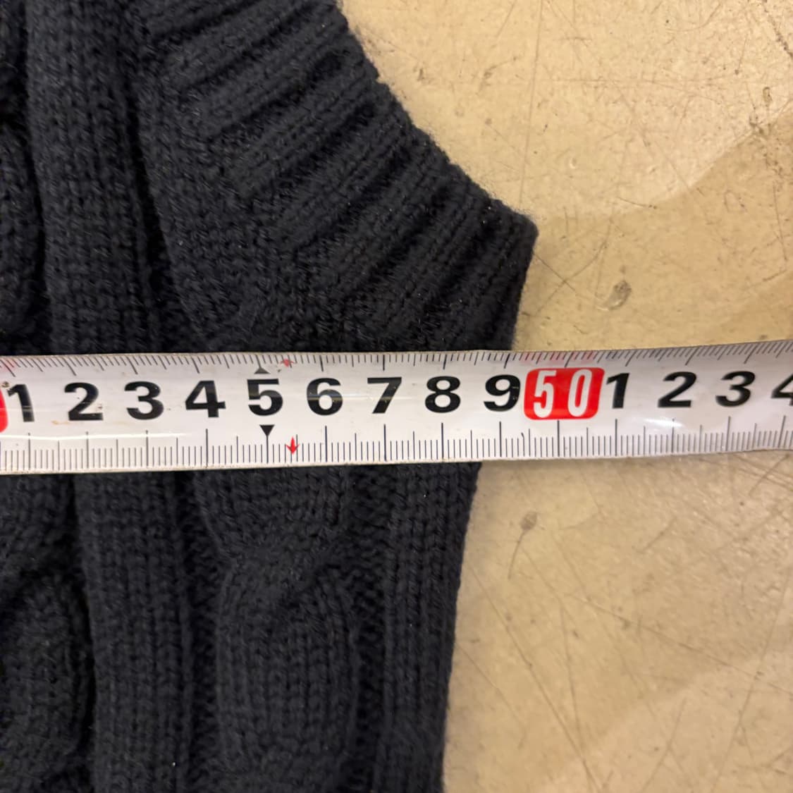 예일 스몰로고 케이블 니트조끼 상품이미지5