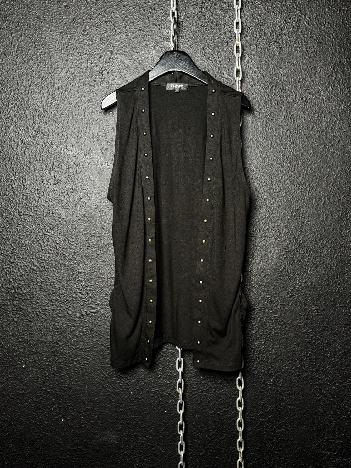 Fine NINE BLACK LABEL – Studded Vest 상품이미지1