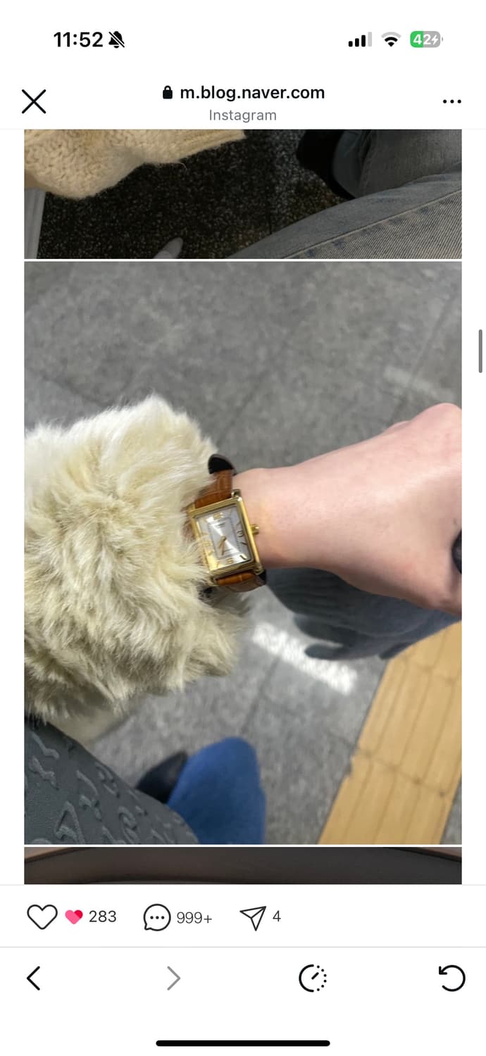 카시오 가죽시계 상품이미지1