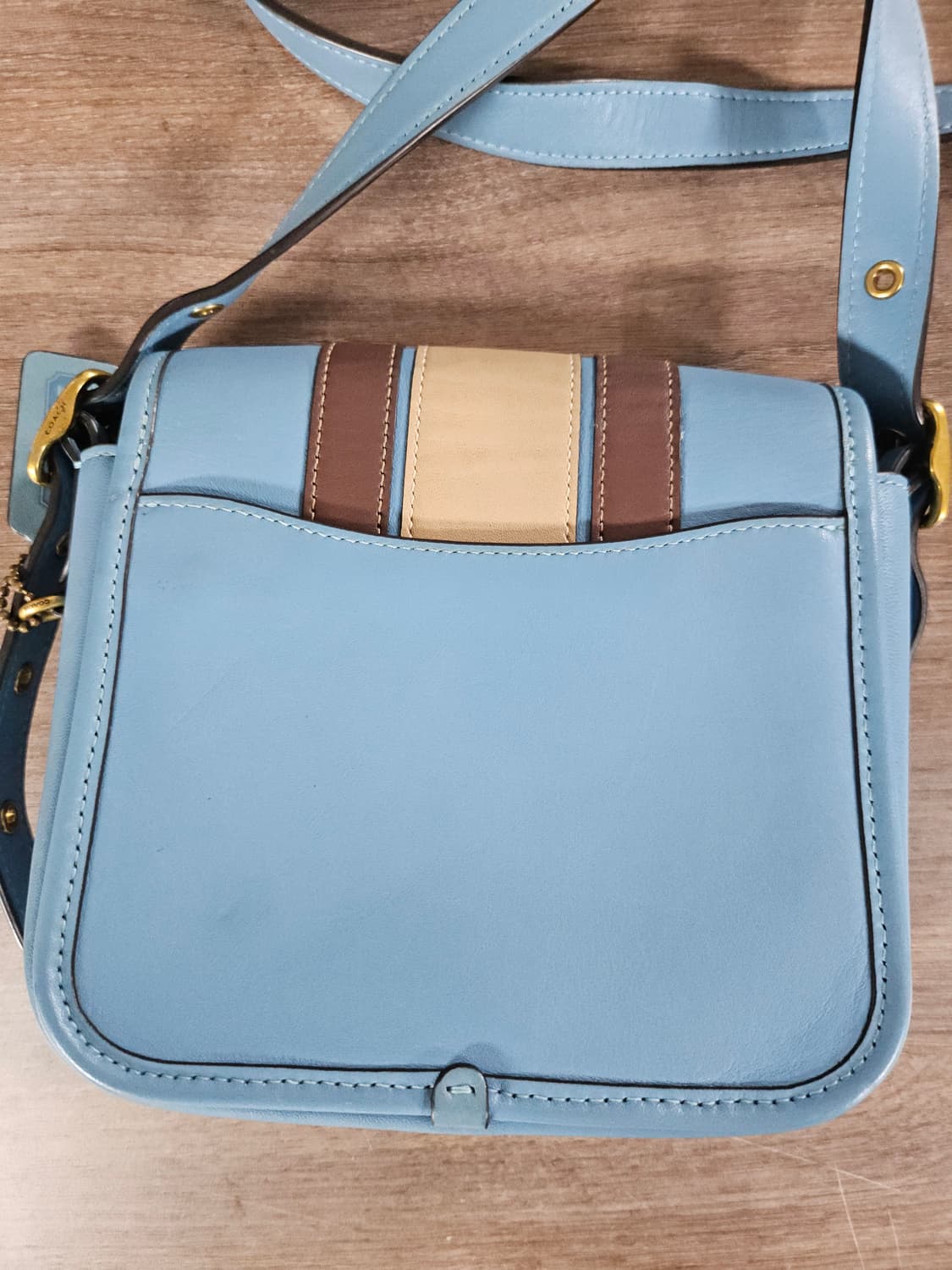 COACH 코치 램블러 크로스바디 16 바시티 스트라이프 크로스바디백 상품이미지7