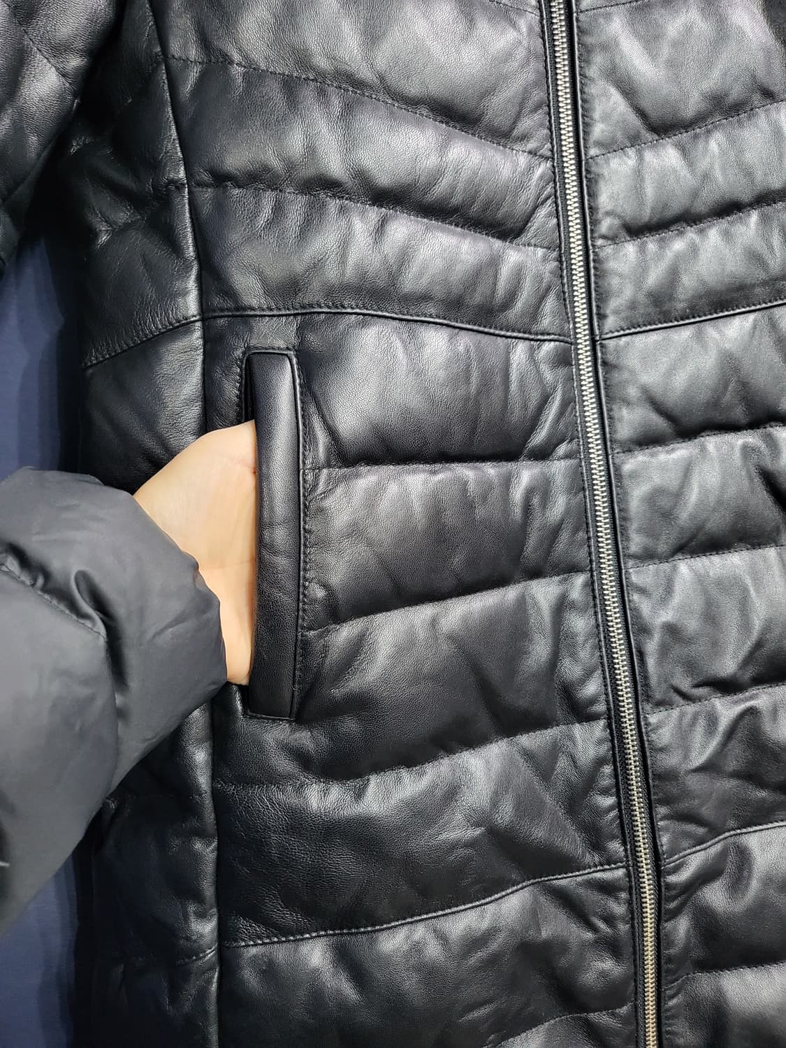 오야니 양가죽 구스다운 패딩 상품이미지3