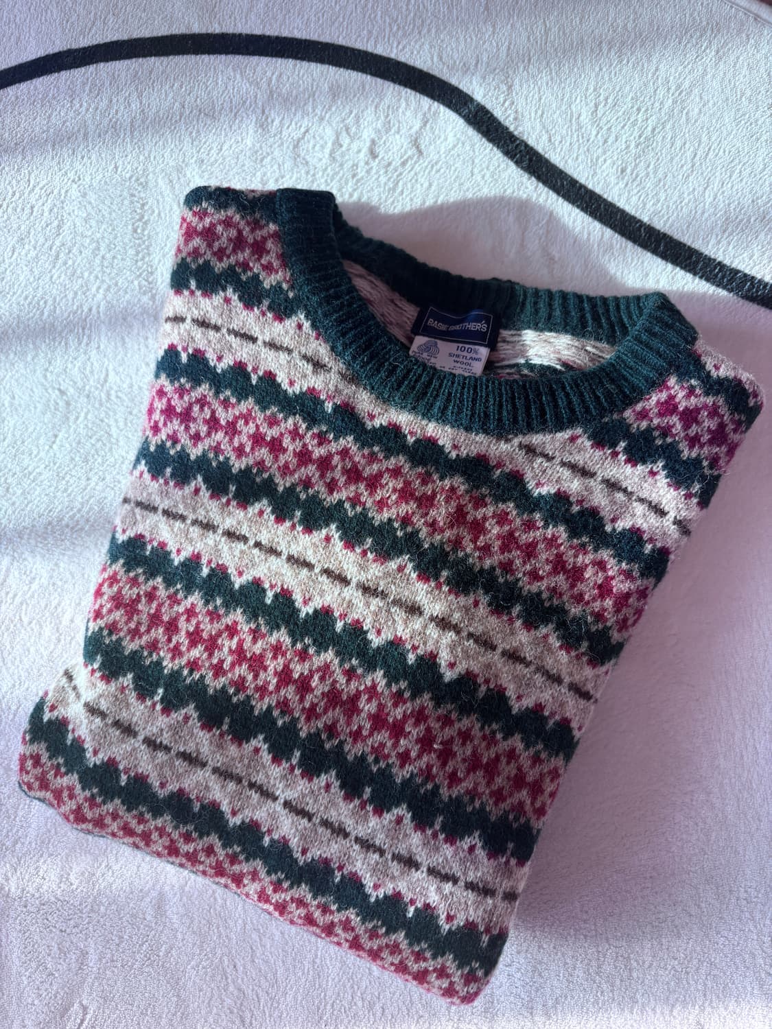 빈티지니트_페어아일 패턴니트 (울100) 상품이미지1
