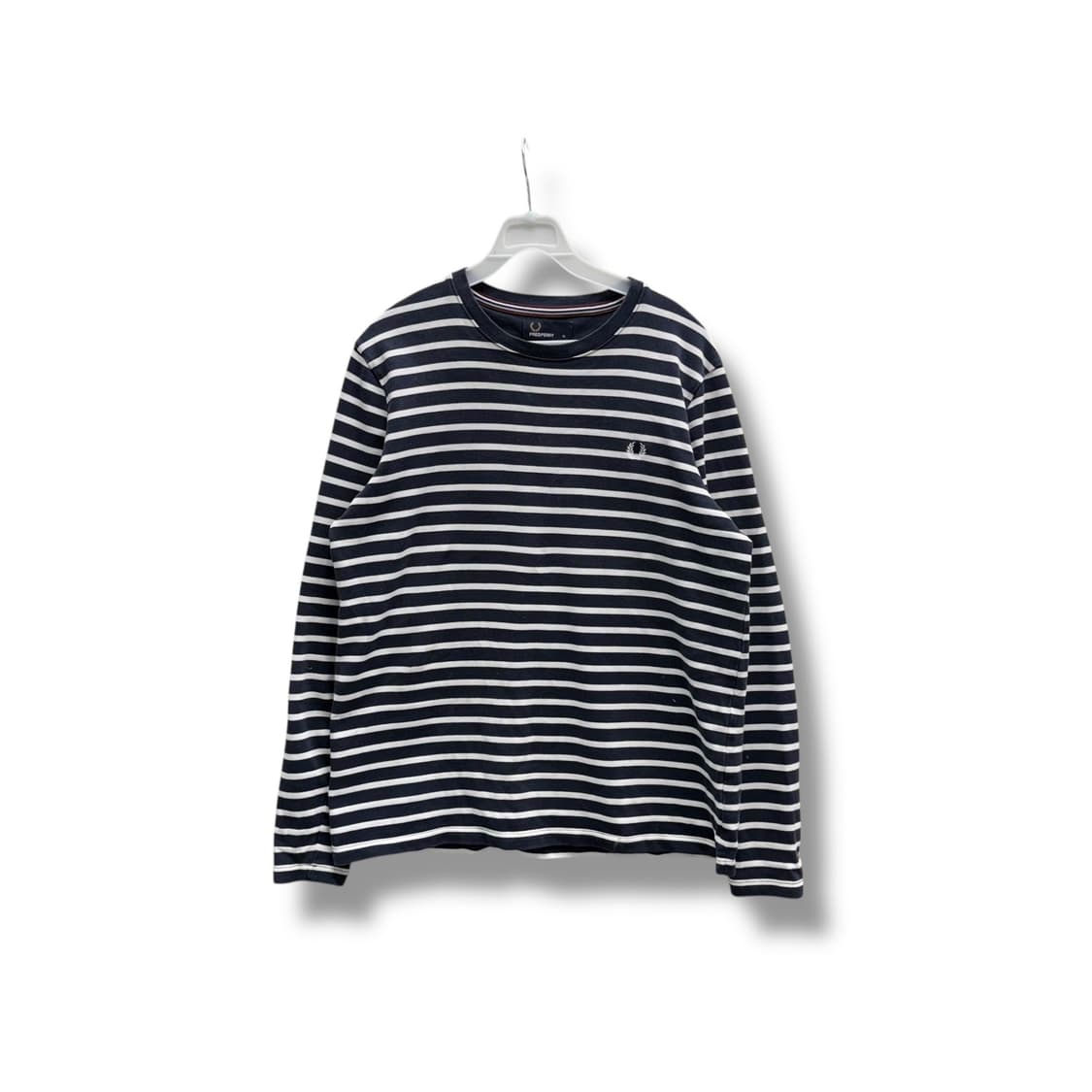 [M] 프레드페리 네이비 스트라이프 티셔츠 상품이미지3