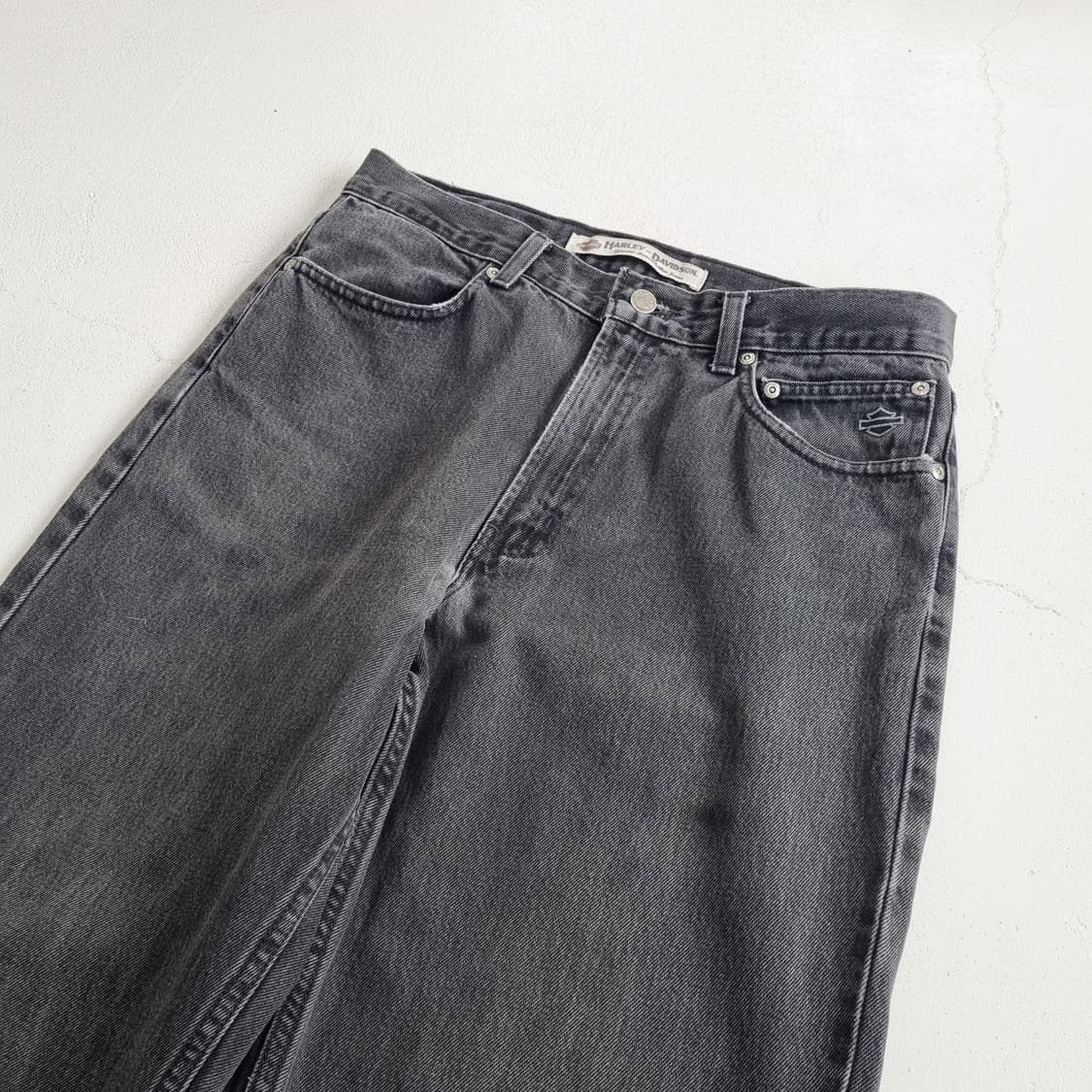 빈티지 할리데이비슨 릴렉스핏 흑청 - 33x32  상품이미지4