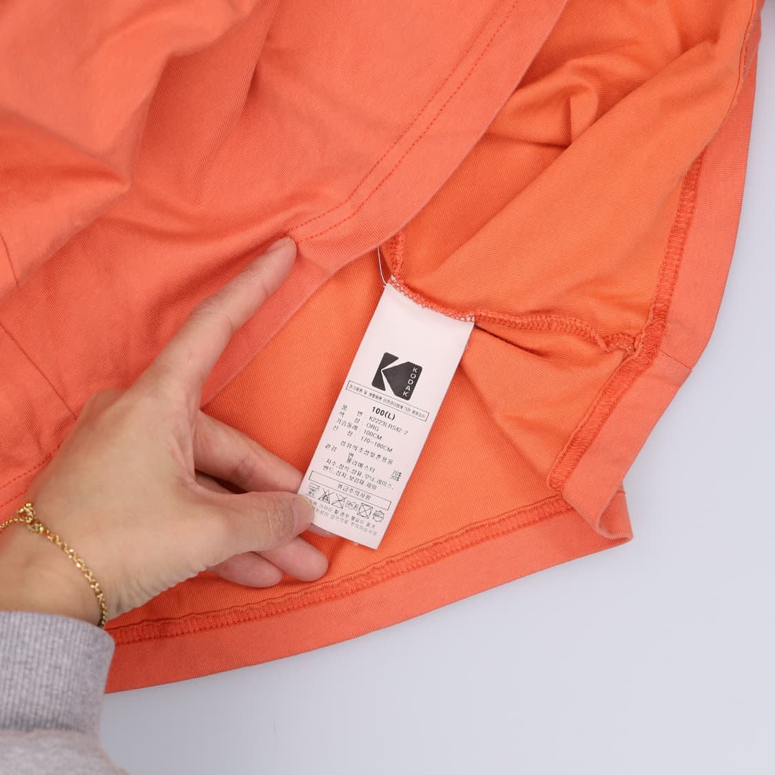 L 코닥 프린팅 반팔티 0409H1 상품이미지4