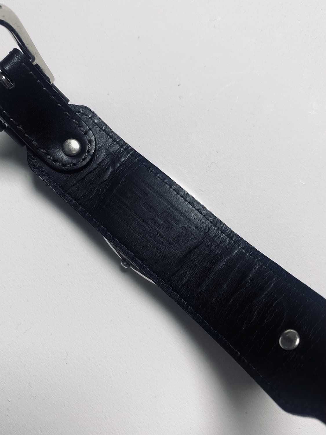 세이코 Seiko 스퀘어 G-STRAP 가죽 벨트 상품이미지4