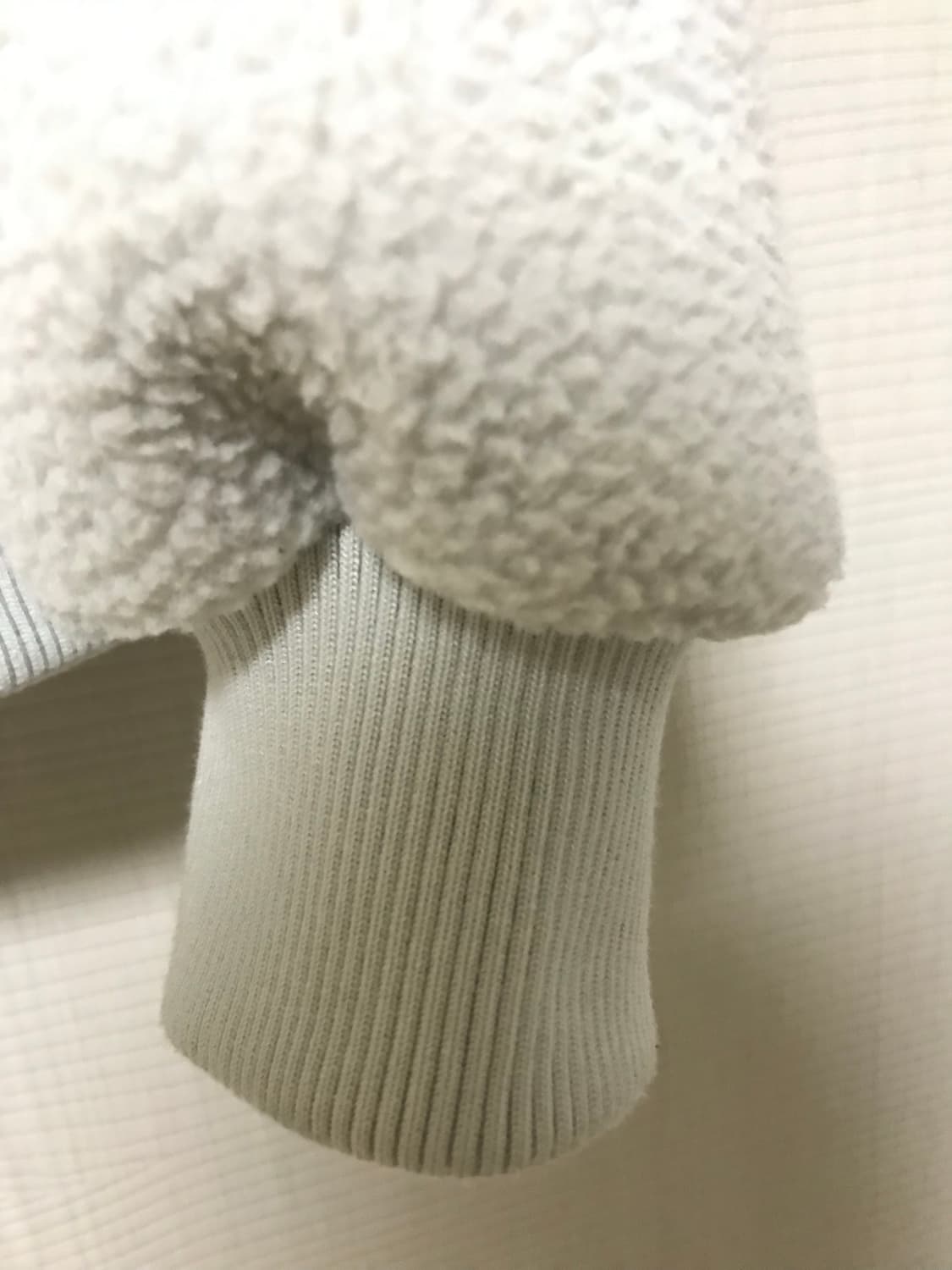 코이세이오 라운드 카라 플리스 재킷 라이트 그레이 후리스 상품이미지7