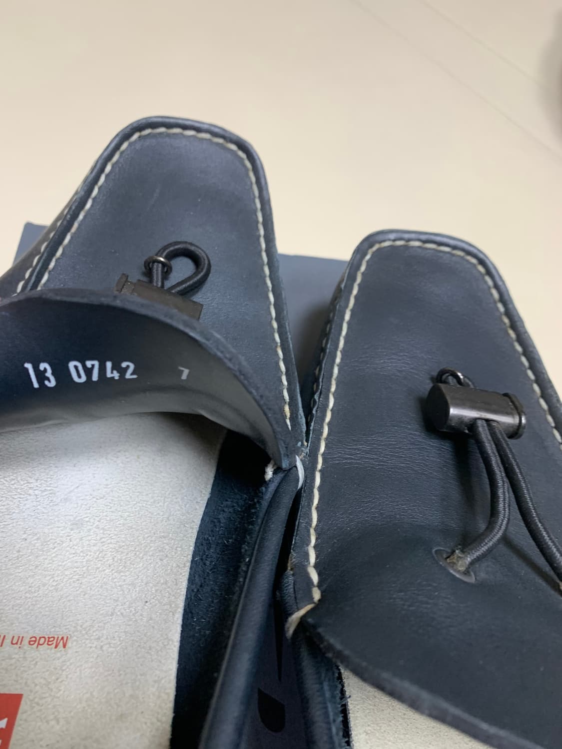 프라다 남성 로퍼 네이비 7사이즈 상품이미지2