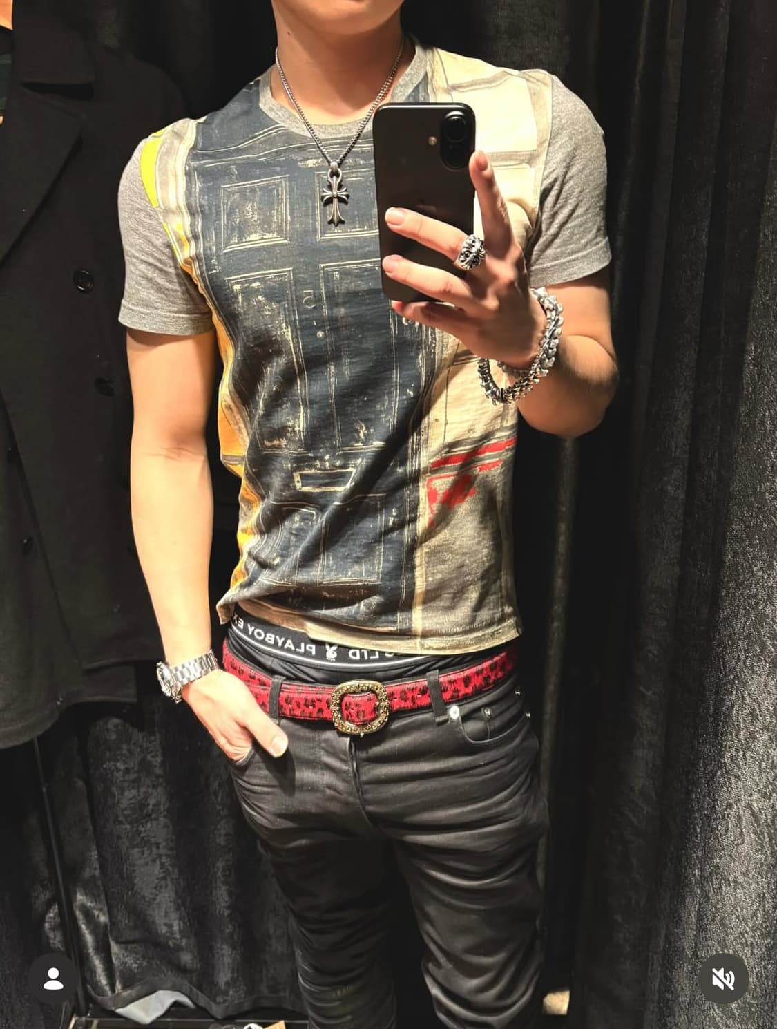 아카이브 알렉산더 맥퀸 프린팅 반팔 M 사이즈 상품이미지1