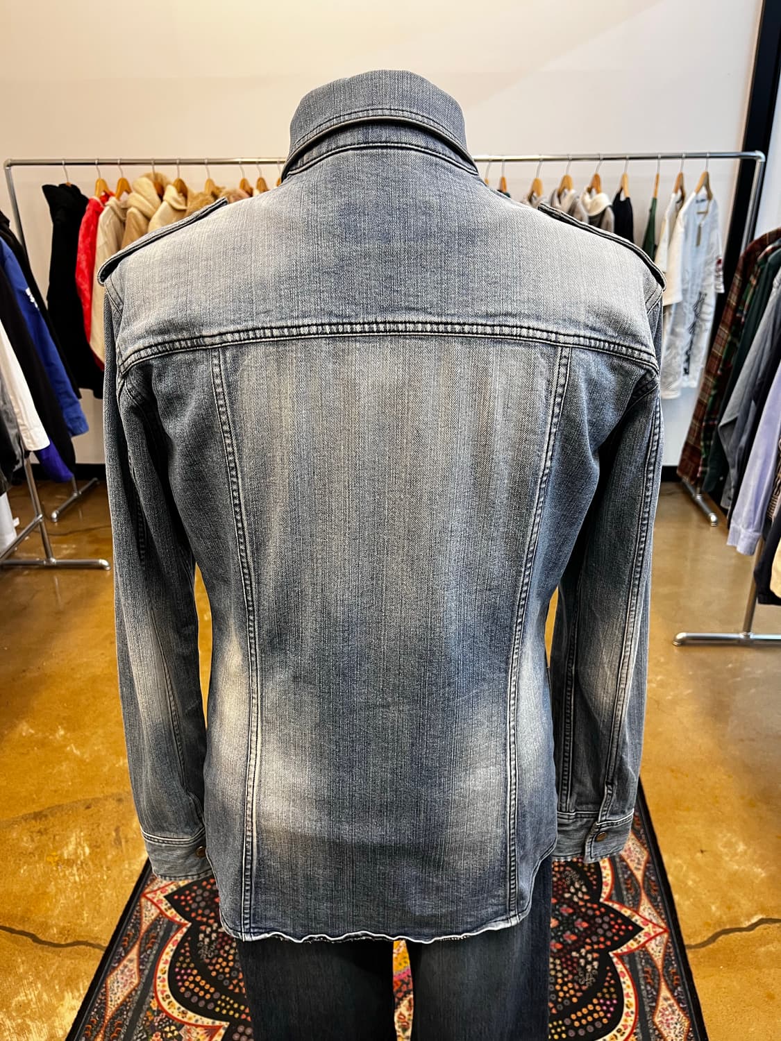 버버리 블랙 라벨 밀리터리 데님 자켓 상품이미지6