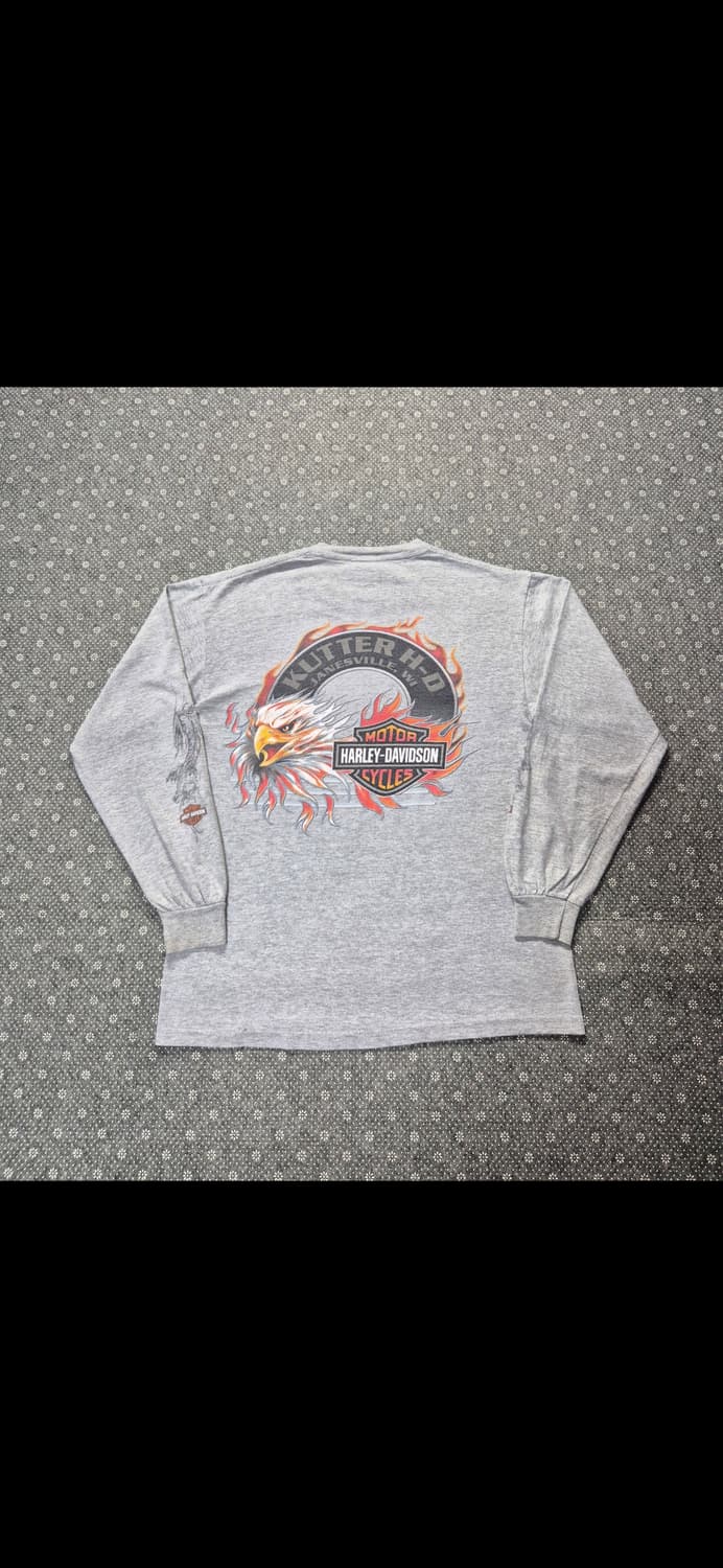 [M]00s Made US Made 할리데이비슨 슬리브 -4 상품이미지5